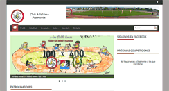 Desktop Screenshot of clubatletismoayamonte.es